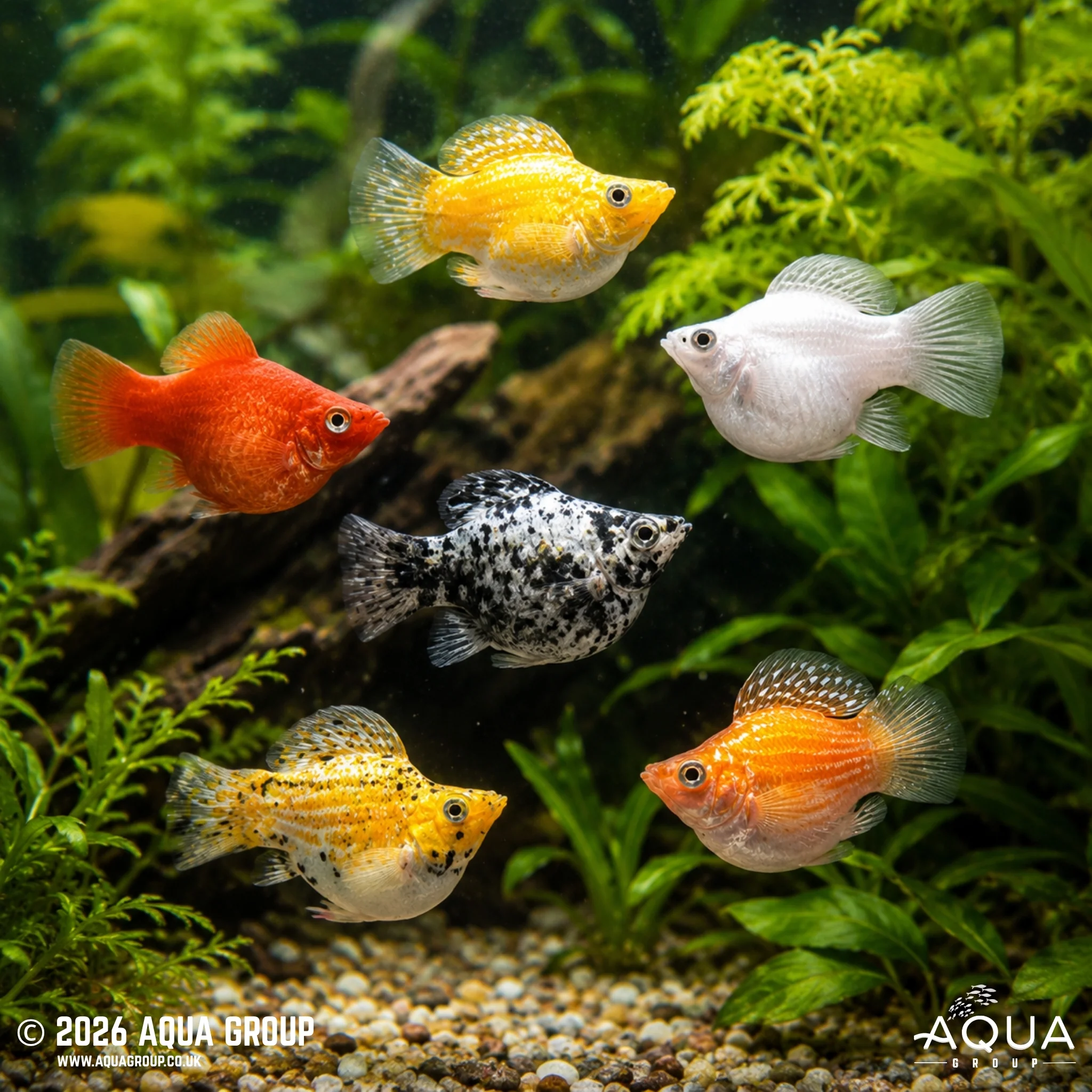 Assorted Balloon Molly - Poecilia latipinna