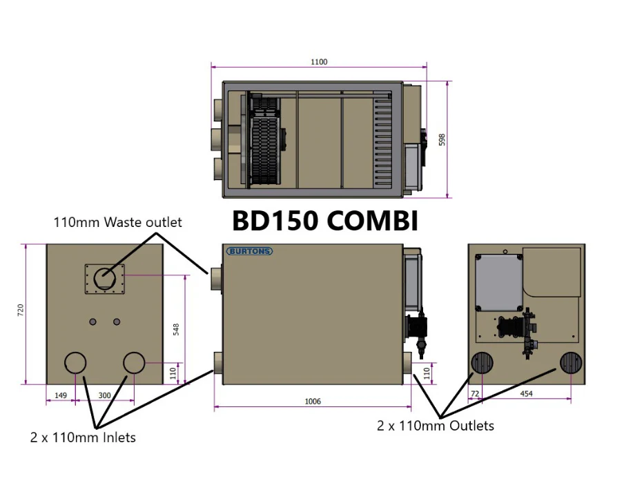 Burtons BD150 Drum Filter and Bio Combi - Image 3