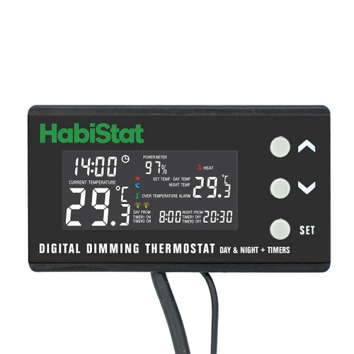 HabiStat Digital Dimming Thermostat, Day/Night, Timer, 600 Watt - Image 2