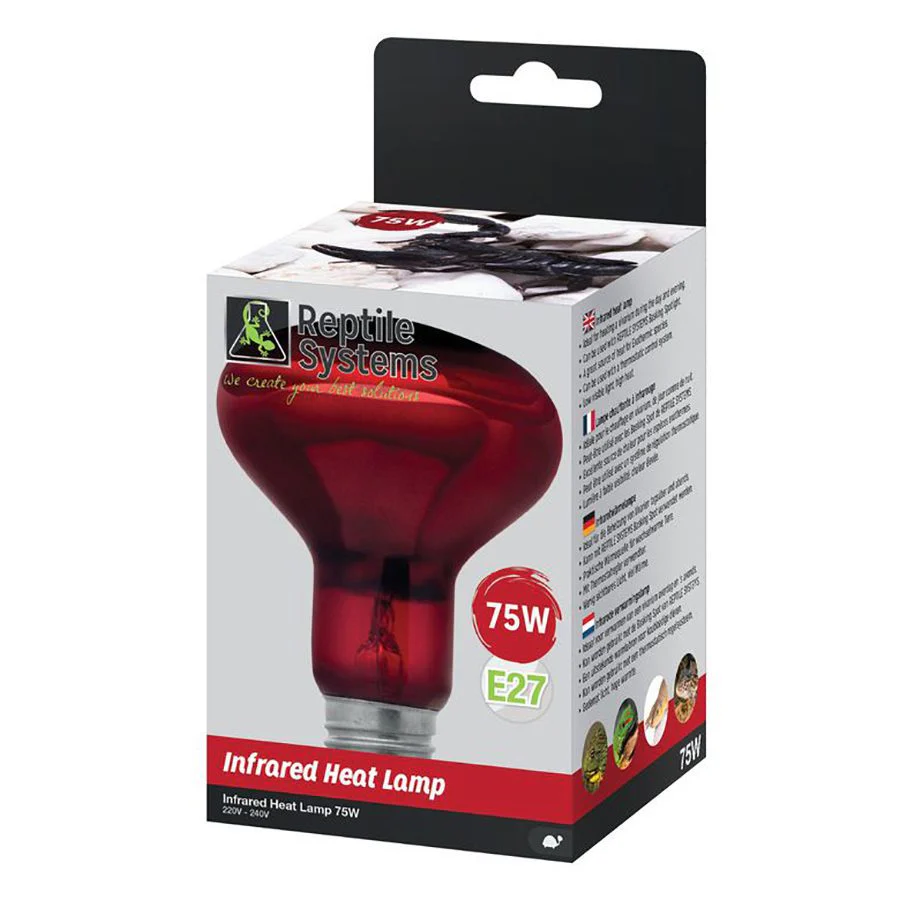 Reptile Systems InfraRed Heat Lamp – 75w-E27