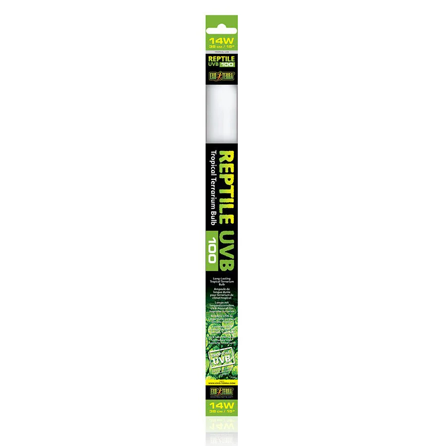 Exo-Terra Reptile UVB 100 Tube 14W 15in