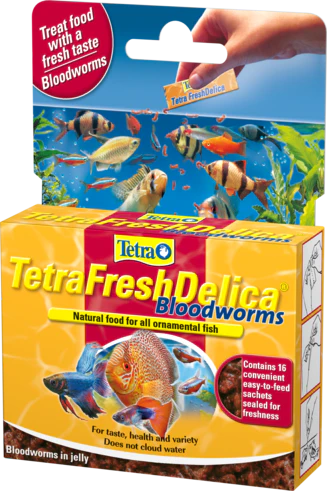 Tetra Fresh Delica Bloodworm Fish Food Supplement - Image 2