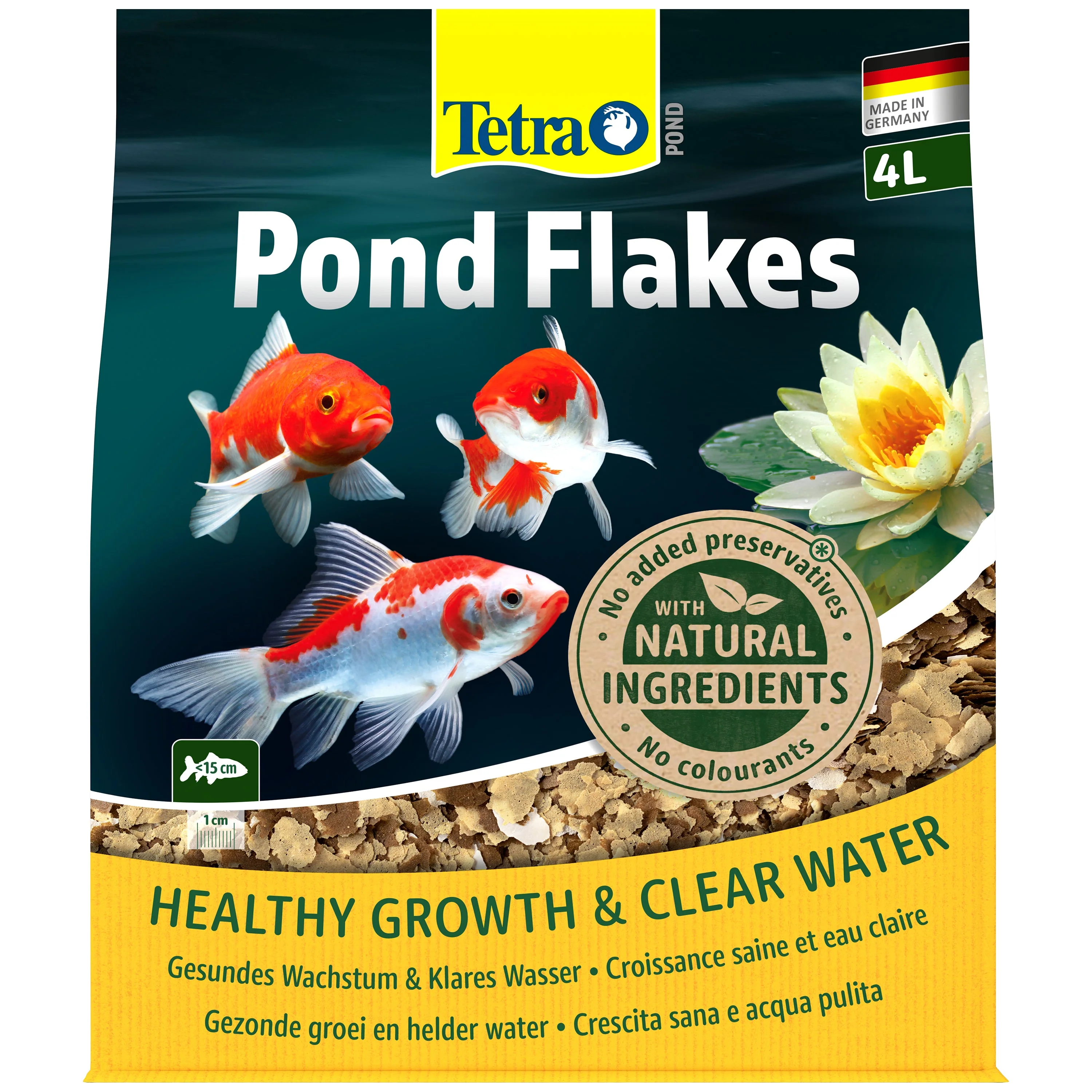 Tetra Pond Flake Food For All Small Pond Fish (500ML, 1L)