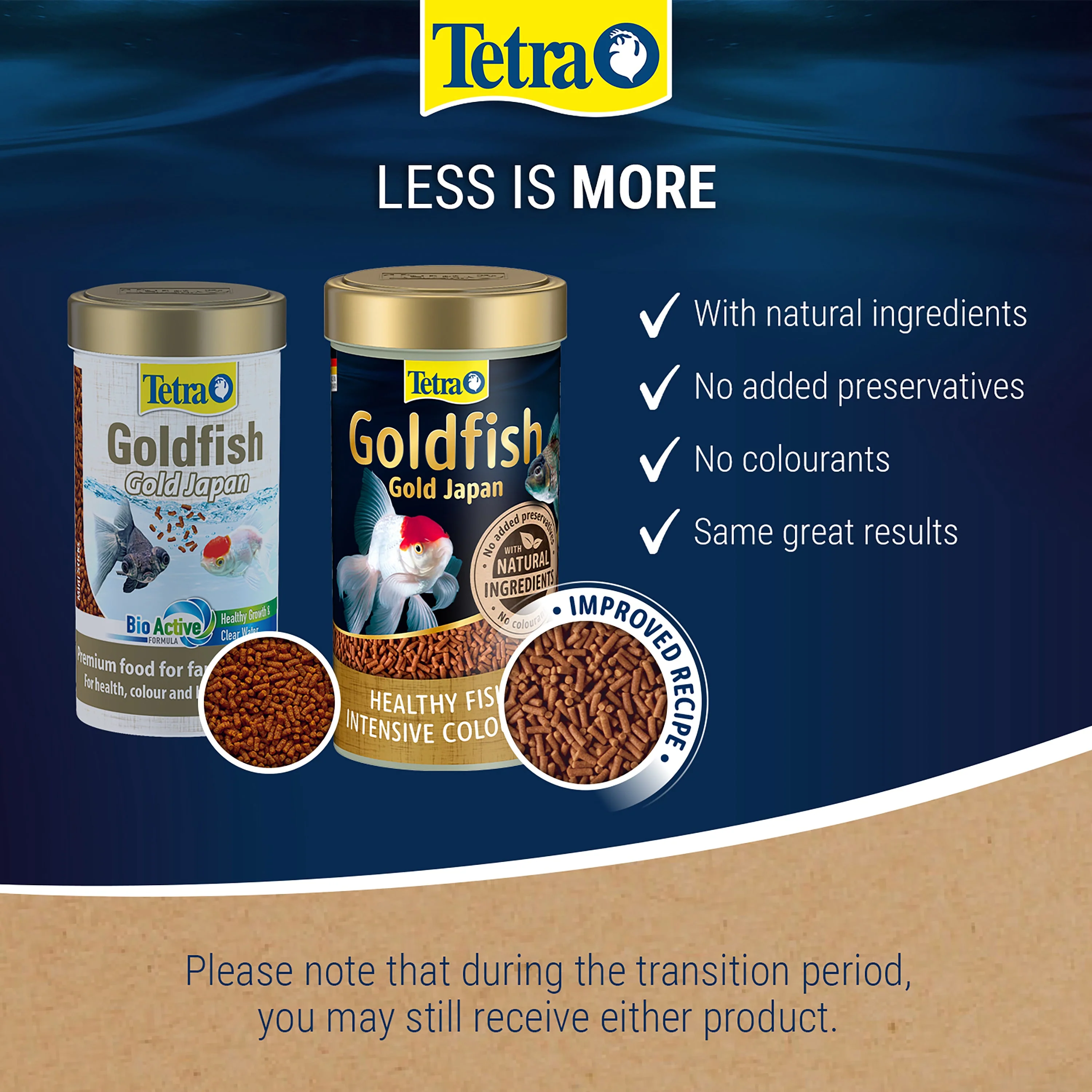 Tetrafin Gold Japan 55g Mini Sticks - Medium - Image 3